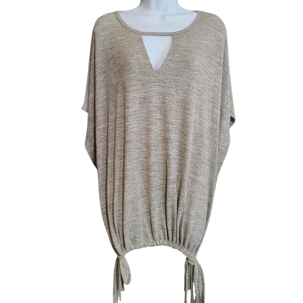 SHE & SKY Gray Dolman Top 1XL
